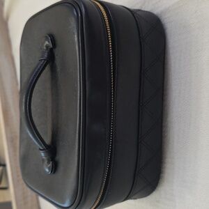 Chanel Lambskin Cosmetic Vanity Hand Bag 💼 Chanel Card Included!